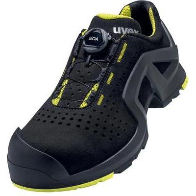 Uvex Safety, Sicherheitsschuhe, 1 support Halbschuhe S1P 65681 schwarz, gelb Weite 10 GrÃ¶ÃŸe 44 (S1P, 44)