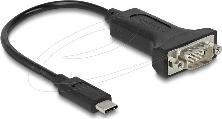 Image du produit Delock Adapter USB Type-C zu 1 x Seriell RS-232 D-Sub 9 Pin (0.25 m)
