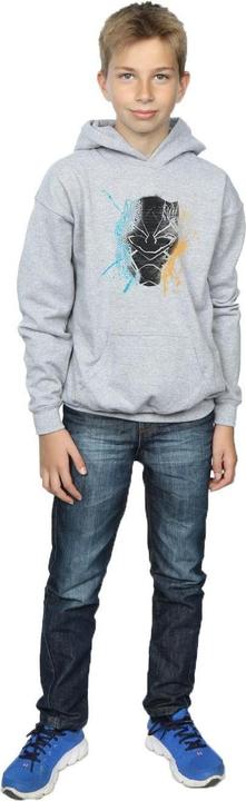Immagine prodotto Black Panther Splash Felpa con Cappuccio Ragazzi (128)