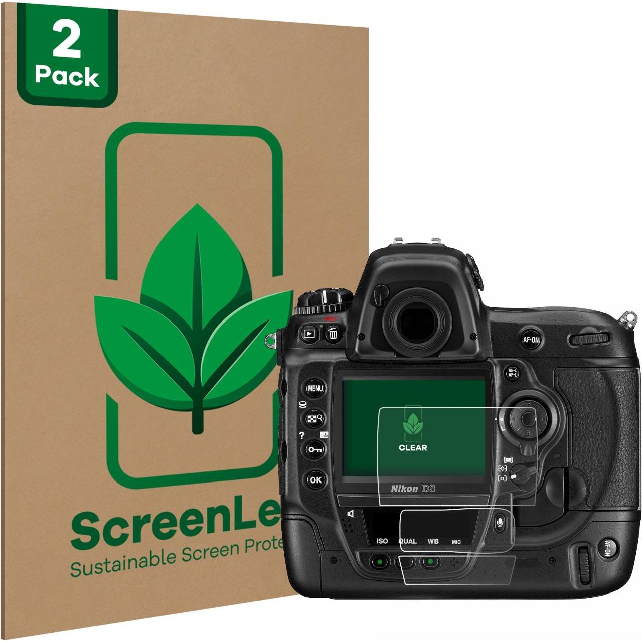 ScreenLeaf Schutzfolie nachhaltiger Displayschutz Displayschutzfolie Folie Klar Transparent (Displayschutz, D3), Kameras...