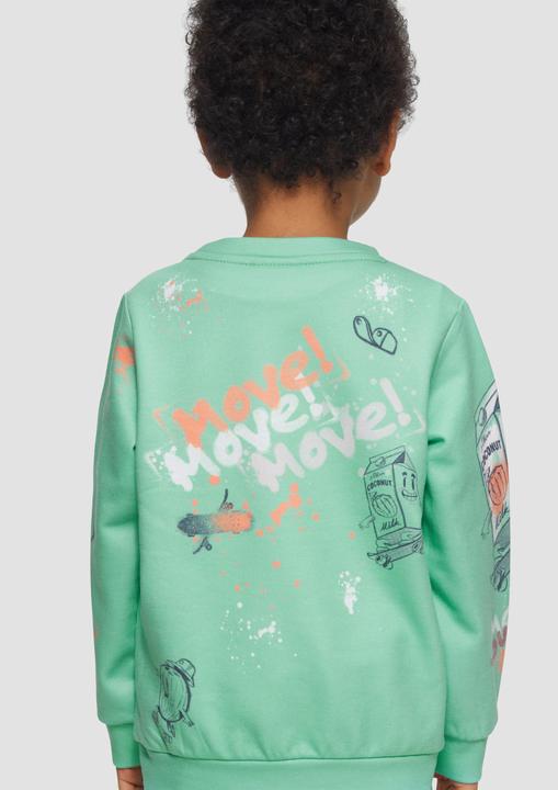 Immagine prodotto S.Oliver Sweatshirt Weiches Sweatshirt mit All-over-Print (140)
