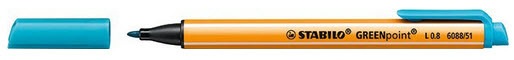 Actual product image STABILO GREENpoint felt tip pens (Turquoise, 1 x)