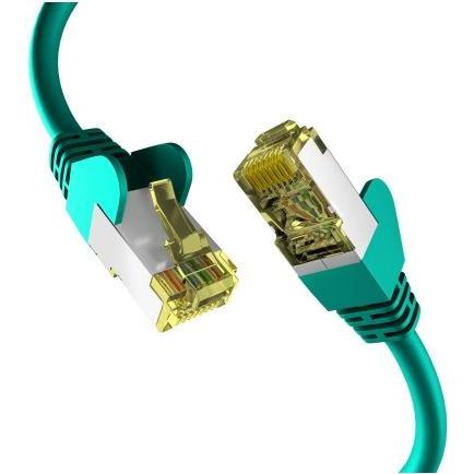 M-Cab CAT6A GREEN 0.25M PATCH CORD (S/FTP, CAT6a, 0.25 m), Netzwerkkabel