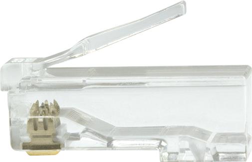 Image du produit LogiLink Connecteurs modulaires RJ45 Cat.6A UTP, avec embout et guide d'enfilage, 100 pièces de chaque (Câble réseau Connecteur)