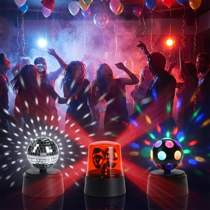 Immagine prodotto Lampada da festa, set di 3, lampada da discoteca (3 pz.)