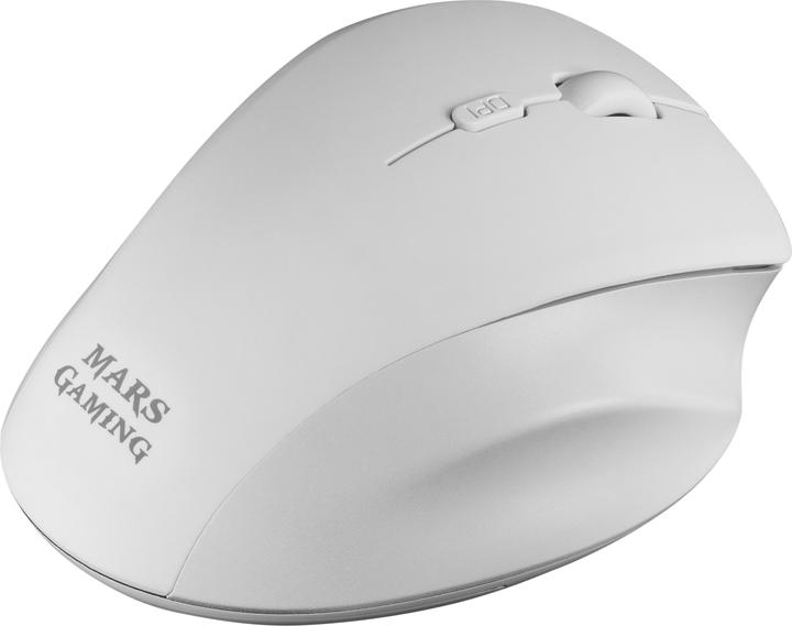 Image du produit Mars Gaming MMWERGOW Souris sans fil avec boutons supplémentaires 3200 DPI blanc (Sans fil)