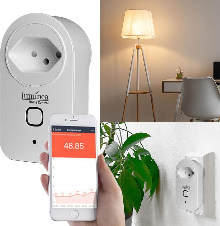 Actual product image Luminea WLAN socket