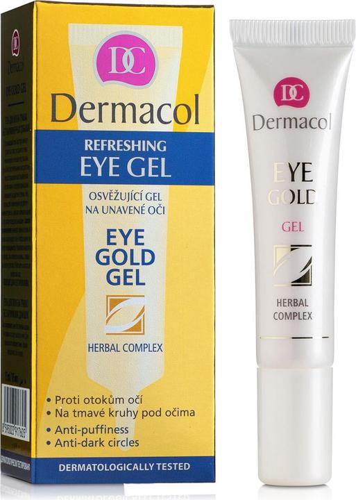 Produktbild Dermacol Eye Gold Gel (Augenpflege Gel, 15 ml, Tag)
