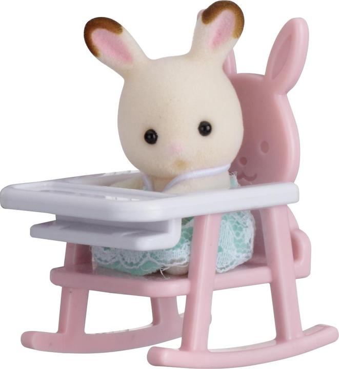 Actual product image Sylvanian Families Rabbit in a baby high chair