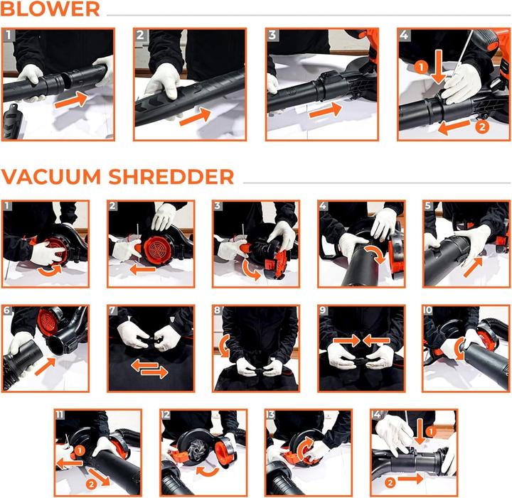 Image du produit Black & Decker BEBLV300-QS (Fonctionnement sur secteur, Souffleur de feuilles, Aspirateurs à feuilles, Aspirateurs et souffleurs)