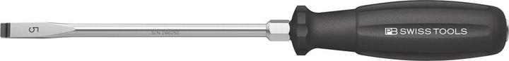PB Swiss Tools Schraubendreher für Schlitz, mit 2K-SwissGrip-Heft und Schlagkopf (Schlitzschrauben)