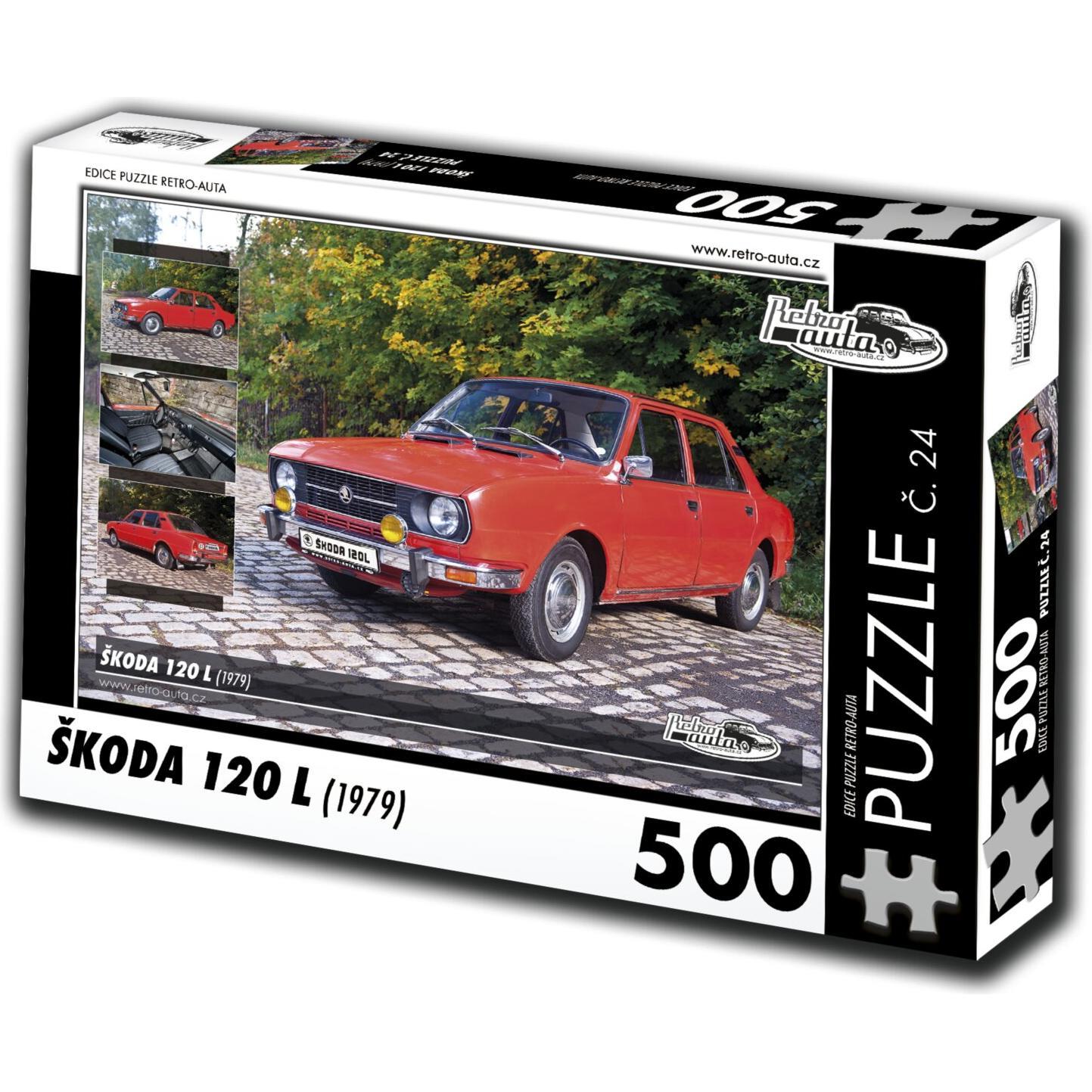 Retro-auta Puzzle Nr. 24 'koda 120 L (1979) 500 Teile (500 Teile)