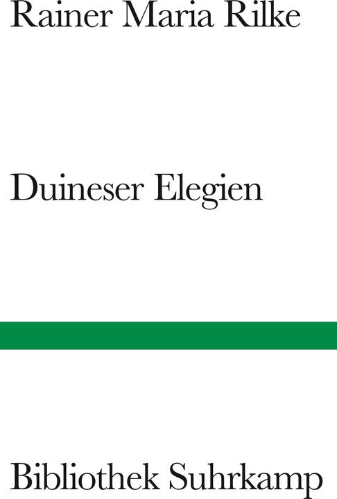 Nährwerte und Zutaten Duineser Elegien (Deutsch, Rainer Maria Rilke, 1975)