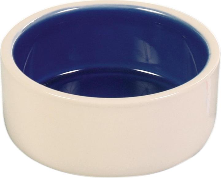 Produktbild Trixie Keramiknapf 0.35l creme/blau (35 cl)