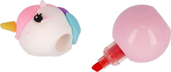 Actual product image Legami 3-in-1 Highlighter 3 is better than 1 Unicorn, Textmarker, Stift, MUMA0001 (Violet, Pink, Turquoise, 6 x)