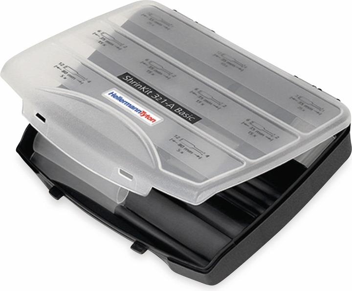 Produktbild HellermannTyton Schrumpfschlauchsortiment Schw (130x)