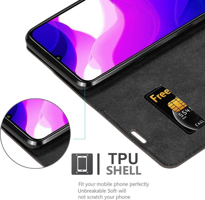 Actual product image Cadorabo Book Invisible Magnet Cover (Mi 10 Lite)