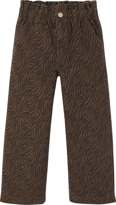 Actual product image Vertbaudet Weite Mädchen Paperbag-Hose mit Leopardenmuster (122)