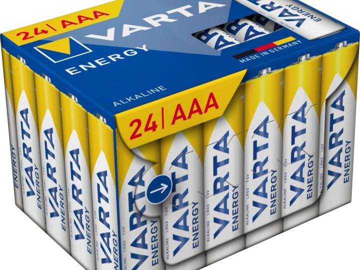 Productafbeelding Varta Alkaline Batterie AAA (Micro) (24 Pcs., AAA / LR03 / Micro / R03 / AM4 / MN2400 / KR03, 1200 mAh)