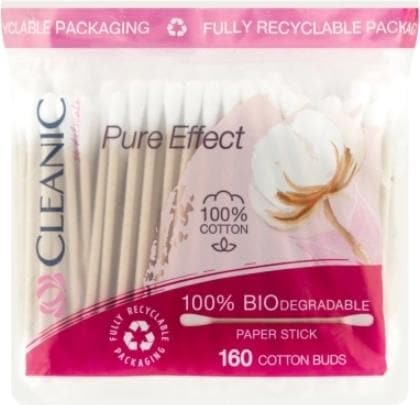 Actual product image Cleanic Clean pure effect hygienic sticks, 160 pieces