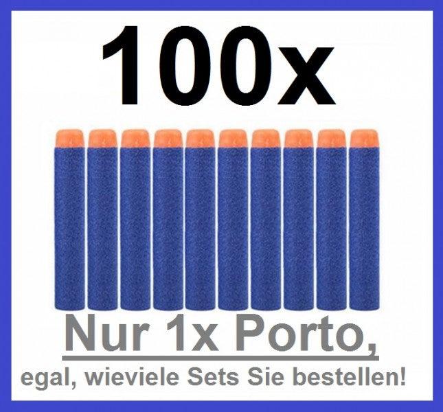 Image du produit Hermex 100x fléchettes en bleu pour NERF N-Strike Elite