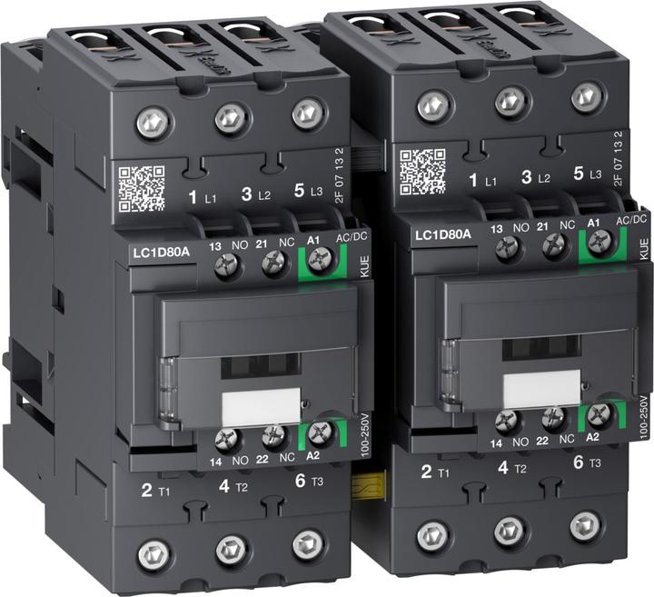 Schneider Electric LC2D80ABBE 3p+1S+1Ö 37kW/400V/AC3 80A Spule 24V DC Wendeschützkombination