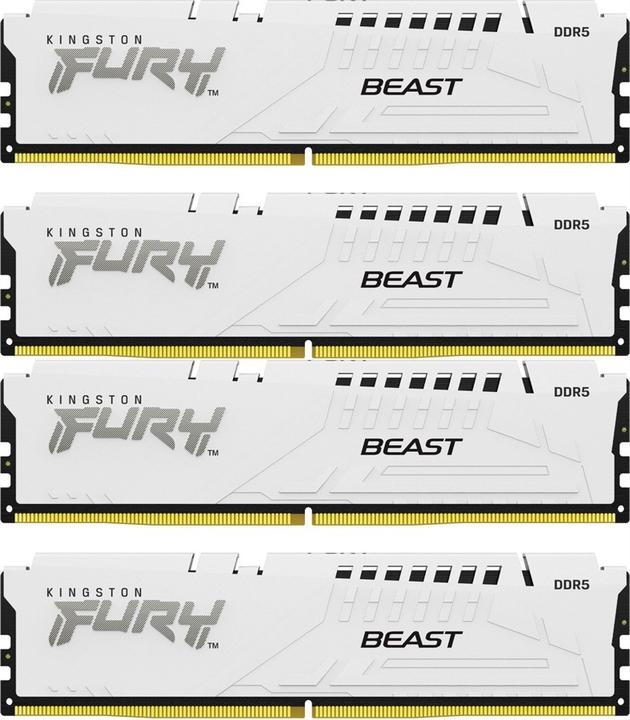 Produktbild Kingston D5128GB 5600-40 Beast wh K4 KFY XMP (4 x 32GB, 5600 MHz, DDR5-RAM, DIMM)