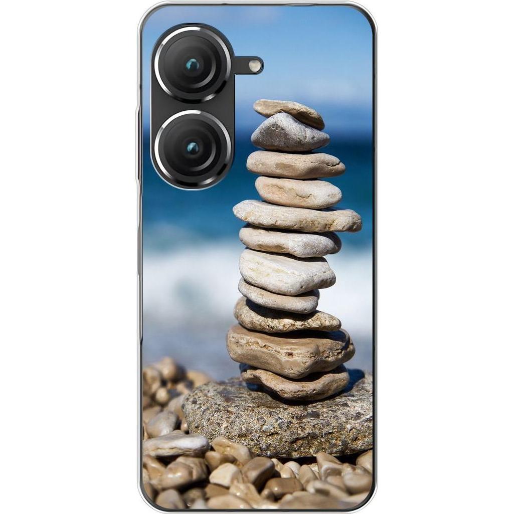 König Design Hülle Handy Schutz für Asus Zenfone 9 Case Cover Tasche Bumper Etuis TPU Neu (Asus Zenfone 9), Smartphone H...