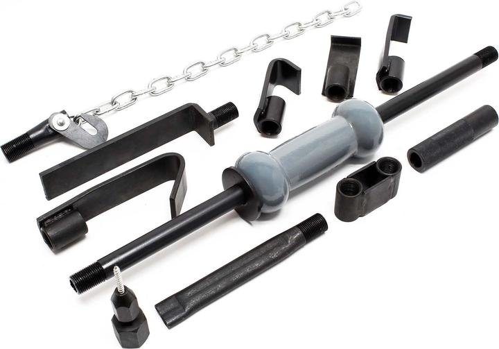 Actual product image Wiltec Universal Schlaghammer Ausbeulsatz Gleithammer Ausbeulwerkzeug Dellen