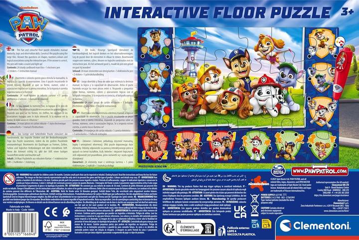 Immagine prodotto Clementoni Interactive Floor Puzzle Paw Patrol (24 pezzi)