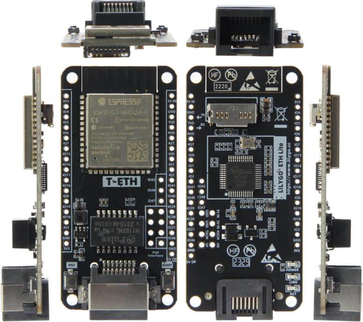 Actual product image Lilygo T-ETH-Lite ESP32-S3 W5500 Ethernet module