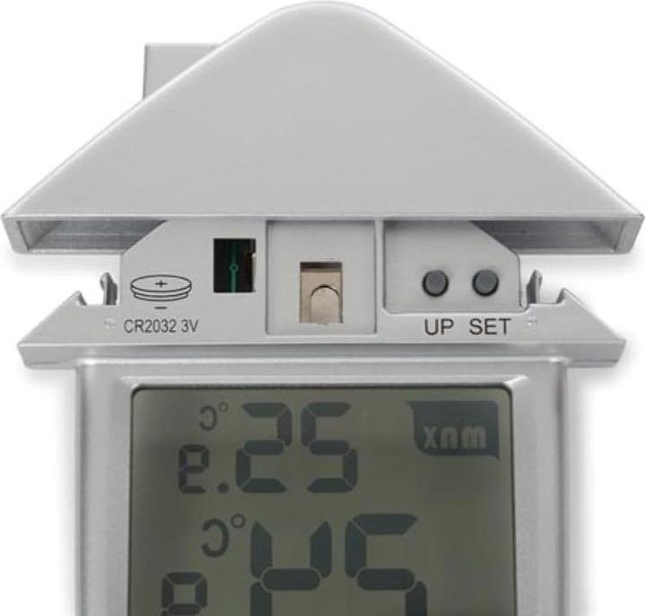 Image du produit Perel Thermomètre De Fenêtre Transparent Avec Indications Min/Max