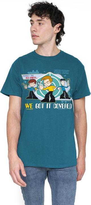 Immagine prodotto Star Trek Quogs We Got It Covered Maglietta Uomo (M)