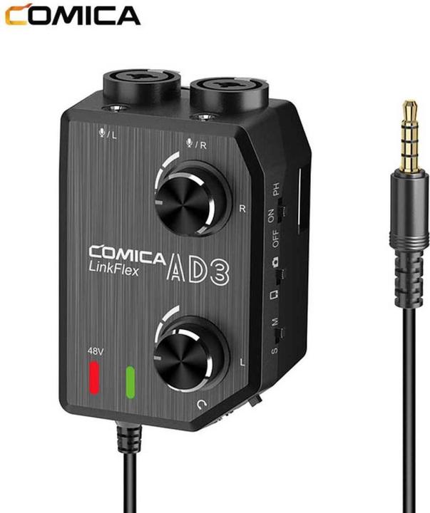 Actual product image Comica LinkFlex AD3 (3.5mm jack, 6.3mm jack)