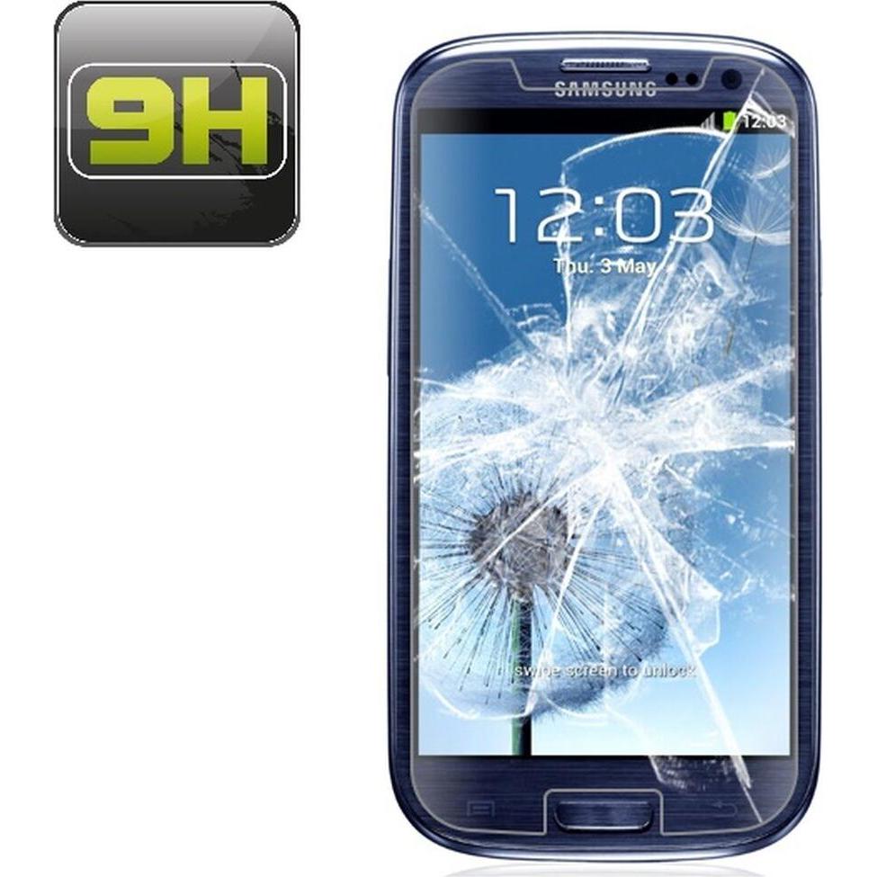 Protectorking 6x echtes Tempered 9H Panzerhartglas 3D KLAR (6 Stück, Samsung Galaxy S3), Smartphone Schutzfolie