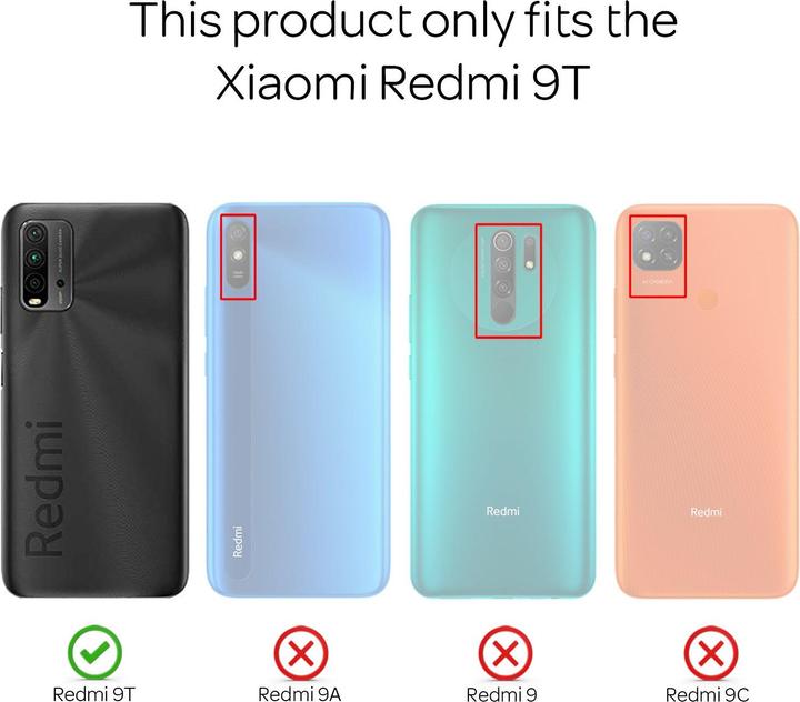 Image du produit Nalia Étui en silicone pour téléphone portable (Xiaomi Redmi 9T)