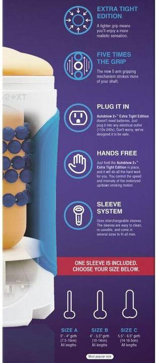 Actual product image Autoblow 2+XT Sleeve