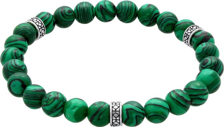 Kuzzoi Gemstone bracelet (21 cm, 925 sterling silver, Plastic, No stone, Resin)