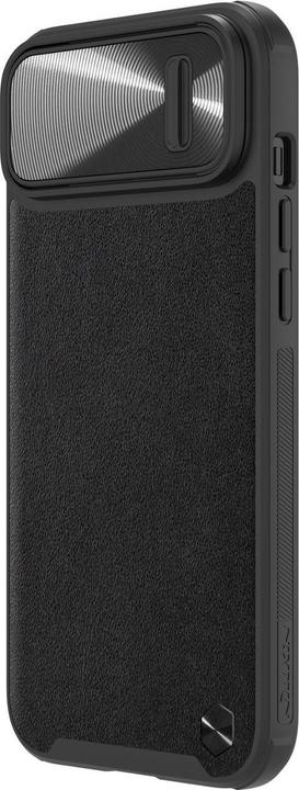 Actual product image Nillkin CamShield Leather S Case iPhone 14 Cover with Black Camera Cover (Apple iPhone 14)
