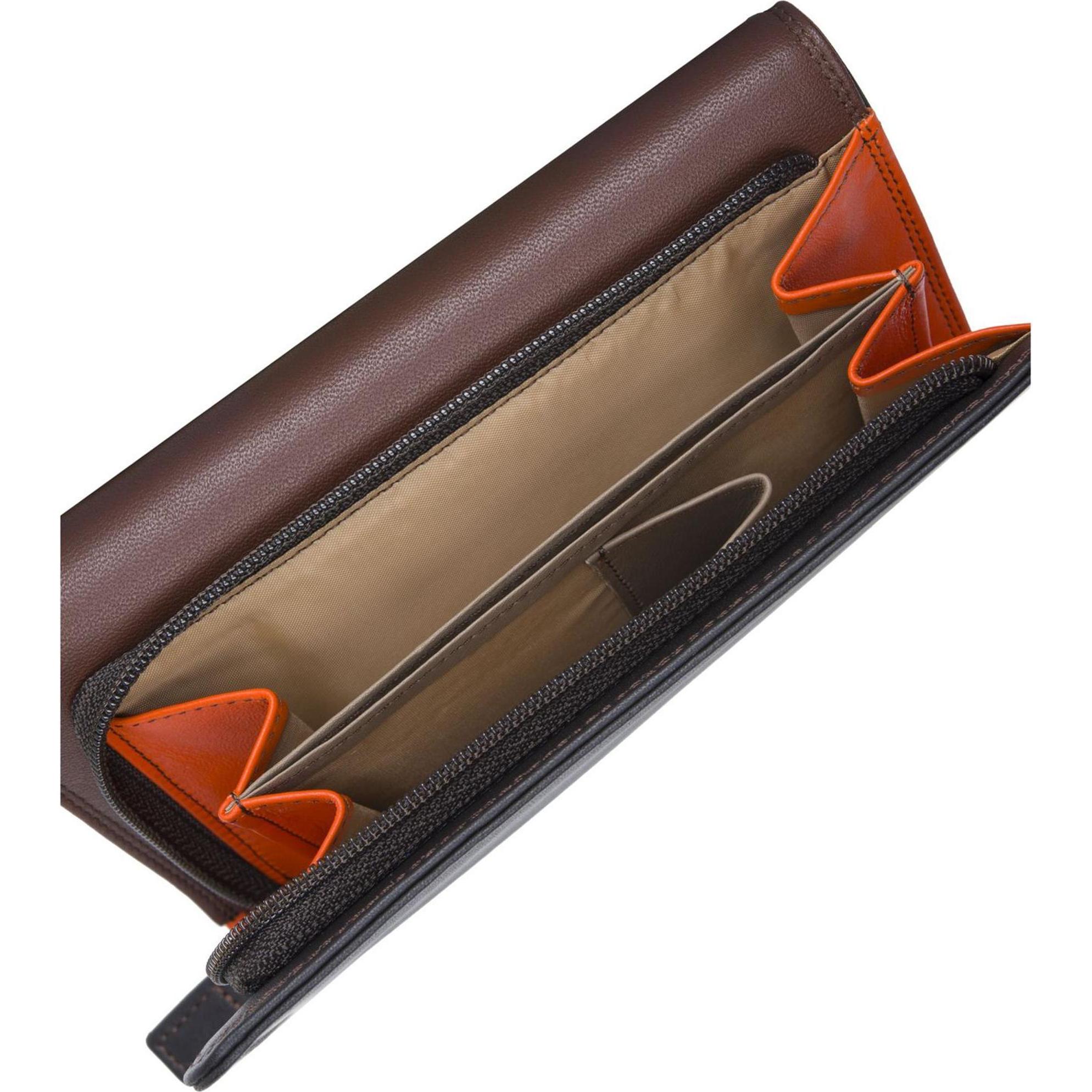 Thumbnail - Mywalit, Damen, Portemonnaie, Medium Tri-fold Geldbörse I Leder 14 cm, Braun