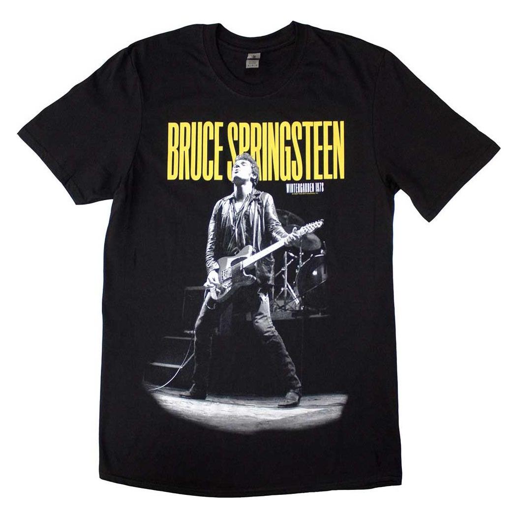 Bruce Springsteen, Mannen, T-shirts, Winterland Ballroom Guitar, Zwart, (L)