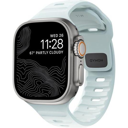 Thumbnail - Nomad Sport Band (42 mm, 44 mm, 45 mm, 49 mm, Fluorkautschuk (FKM), Apple Watch), Uhrenarmband, Blau