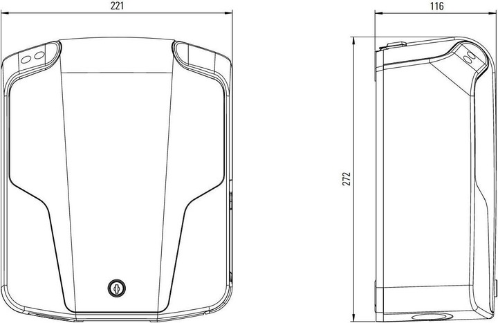 Actual product image ABL eMH1 (Type 2, 11 kW, 16 A, Type 2)