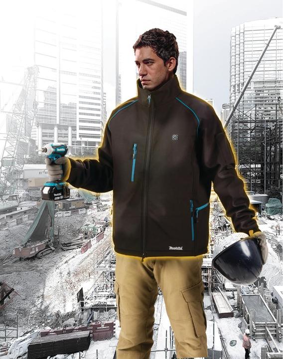 Image du produit Makita DCJ205Z3XL Veste chauffée par batterie, 18 V, taille XXXL (3XL)