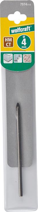 Immagine prodotto wolfcraft 1 trapano per piastrelle e vetro HM ø6mm (6 mm)