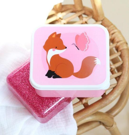 Produktbild A Little Lovely Company Lunch & Snackbox Forest Friend SBSEFO27