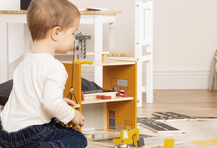 Image du produit Pinolino Univers de jeu "Chantier Gustav" avec accessoires