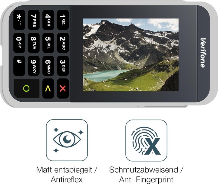 Actual product image Dipos Anti-Shock Screen Protector Matte (1 Piece, Verifone e285)