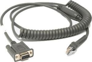 Zebra Kabel RS232 2,8m, gedreht RS232-Kabel: Standard DB9 female, Power Pin 9, 2,8m, gedreht (2.80 m)