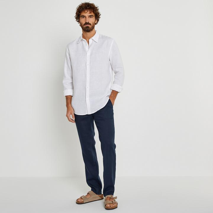 Produktbild La Redoute Collections Gerades Leinenhemd Signature mit langen Ärmeln (XL)